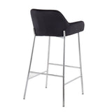 Daniella - Contemporary Fixed Height Bar Stool (Set of 2) - Furniture Home Direct