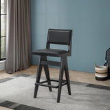 Keira - Bar Stool (Set of 2) - Black - Furniture Home Direct