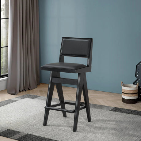Keira - Bar Stool (Set of 2) - Black - Furniture Home Direct
