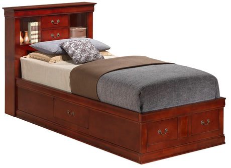 Louis Phillipe - Bookcase Storage Bed - Furniture Home Direct