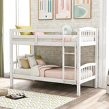 Solid Construction Bunk Bed With Ladder - Furniture Home Direct
