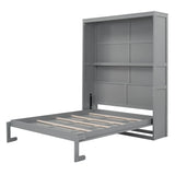 Murphy Wall Bed With Shelves, Space Saving - Furniture Home Direct