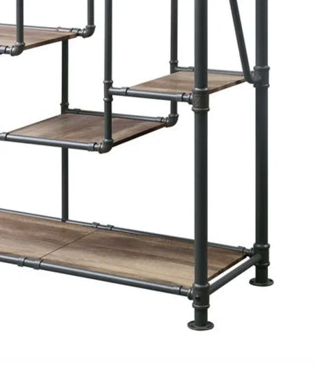 Brantley - Antique Bookshelf - Oak - Furniture Home Direct