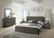 Bedroom Set King Size Dresser Mirror Nightstands Gray - Furniture Home Direct