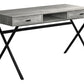 Computer Desk For Home Office, Laptop, Storage Drawers, Glossy Contemporary & Modern - Furniture Home Direct