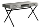 Computer Desk For Home Office, Laptop, Storage Drawers, Glossy Contemporary & Modern - Furniture Home Direct