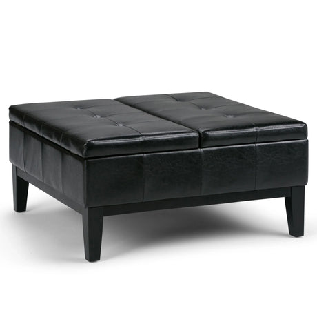 Dover - Multifunctional Lift Top Coffee Table Storage Ottoman - Furniture Home Direct