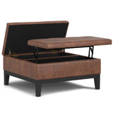 Dover - Multifunctional Lift Top Coffee Table Storage Ottoman - Furniture Home Direct