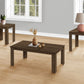 Table Set, Coffee, End, Side, Accent For Living Room Transitional (Set of 3) - Furniture Home Direct