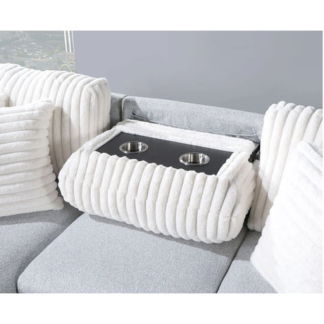 Ford - Reversible Pull Out Sofa Bed - Light Gray - Furniture Home Direct
