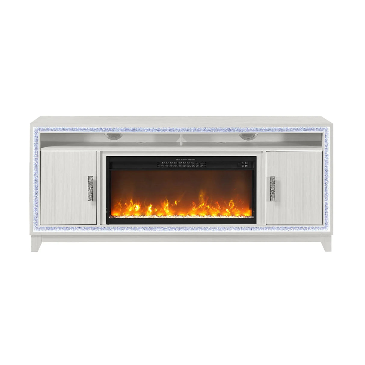 Almera - Fireplace With Adjustable Temperature And LED Options - Furniture Home Direct