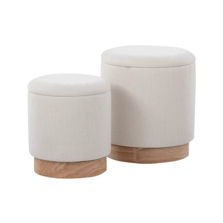 Marla - Contemporary, Nesting Ottoman Set - Furniture Home Direct