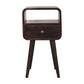 Mini Curve Open Bedside Nightstand - Furniture Home Direct