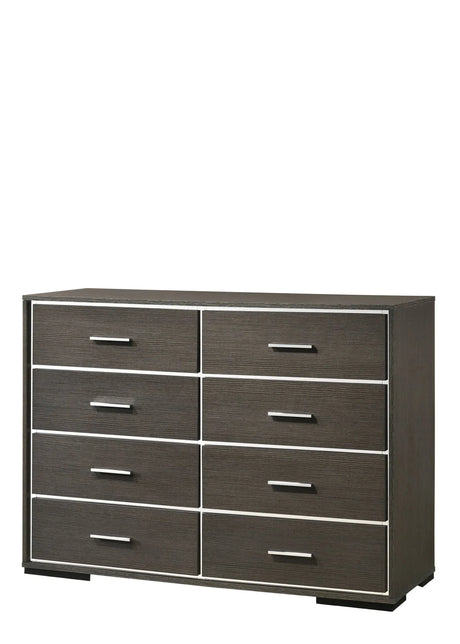 Escher - Dresser - Gray / Oak - Furniture Home Direct