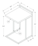 Accent Table, C - Shaped, Contemporary & Modern - Furniture Home Direct