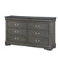 Louis Philippe - Bedroom Dresser, Sleek Design - Furniture Home Direct