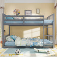 Solid Construction Bunk Bed & Ladder - Furniture Home Direct
