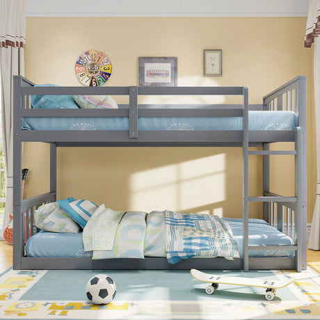 Solid Construction Bunk Bed & Ladder - Furniture Home Direct