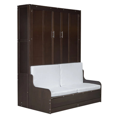 Murphy Wall Bed With Cushion, Space Saving Design, And Construction - Furniture Home Direct