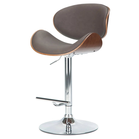Marana - Multifunctional Handcrafted Bentwood Adjustable Swivel Bar Stool - Furniture Home Direct