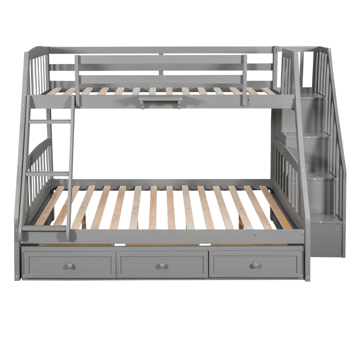 Bunk Bed With Drawers, Ladder And Storage Staircase - Furniture Home Direct