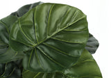 24" Tall, Artificial Plant, Alocasia, Indoor, Faux, Fake, Table, Greenery, Potted, Real Touch, Decorative - Green / Black - Furniture Home Direct
