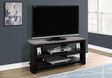 TV Stand, Console, Media Entertainment Center, 3 Storage Shelves - Furniture Home Direct