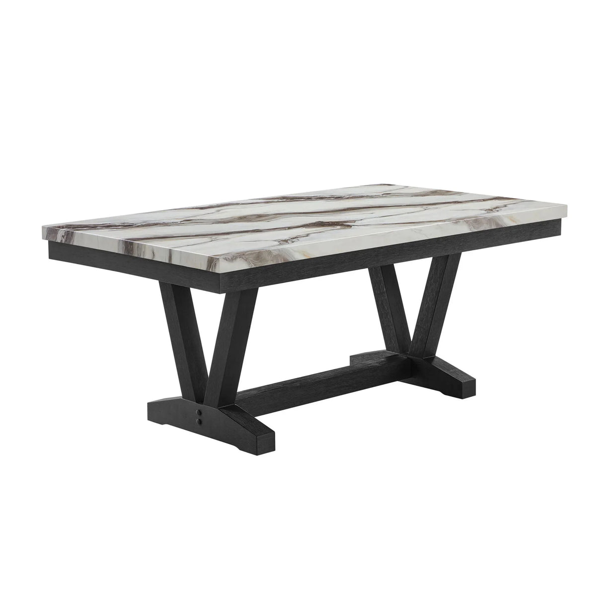 Panda Oceanic - Dining Table And Chairs Set - Black - Furniture Home Direct