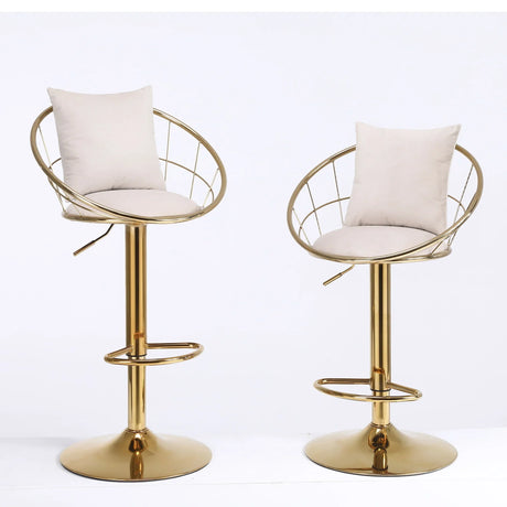 Unique Design Bar Chair, 360 Degree Rotation, Adjustable Height, Suitable For Dining Room And Bar - Furniture Home Direct