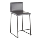 Mara - Upholstered Contemporary Counter Stool (Set of 2) - Furniture Home Direct