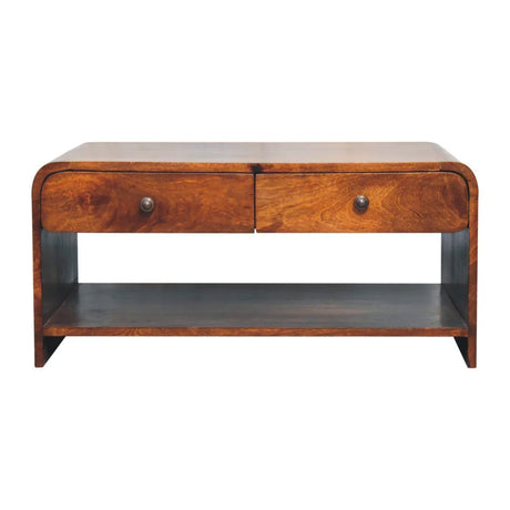 Aspen - Slim Coffee Table - Dark Brown - Furniture Home Direct