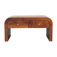 Darcy - Coffee Table, 2 Drawer - Chestnut - Furniture Home Direct