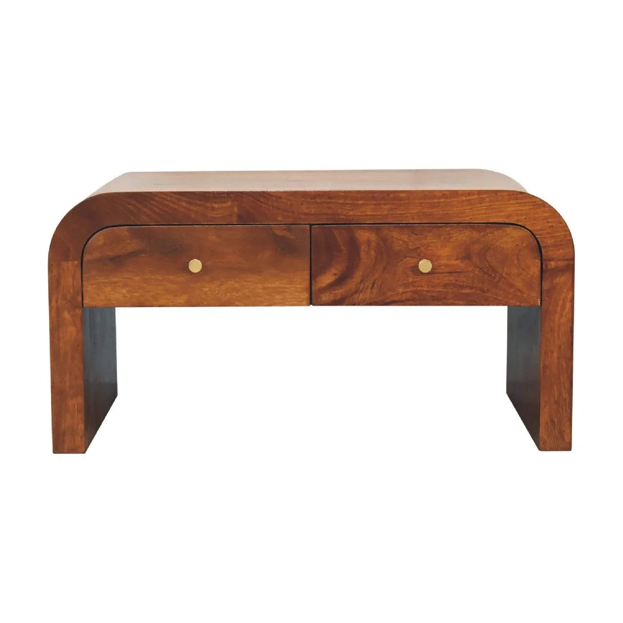 Darcy - Coffee Table, 2 Drawer - Chestnut - Furniture Home Direct