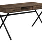 Computer Desk For Home Office, Laptop, Storage Drawers, Glossy Contemporary & Modern - Furniture Home Direct