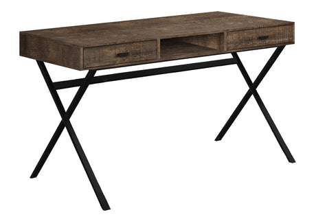 Computer Desk For Home Office, Laptop, Storage Drawers, Glossy Contemporary & Modern - Furniture Home Direct