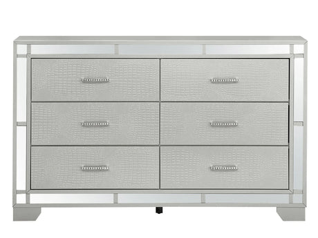 Madison - Dresser - Silver Champagne - Furniture Home Direct