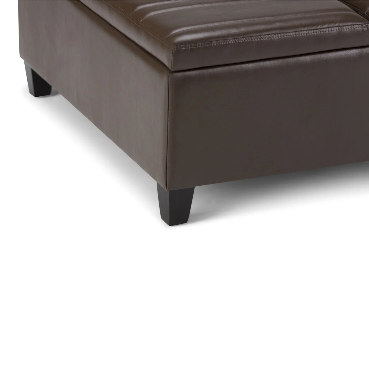 Ellis - Coffee Table Storage Ottoman Contemporary Design - Furniture Home Direct