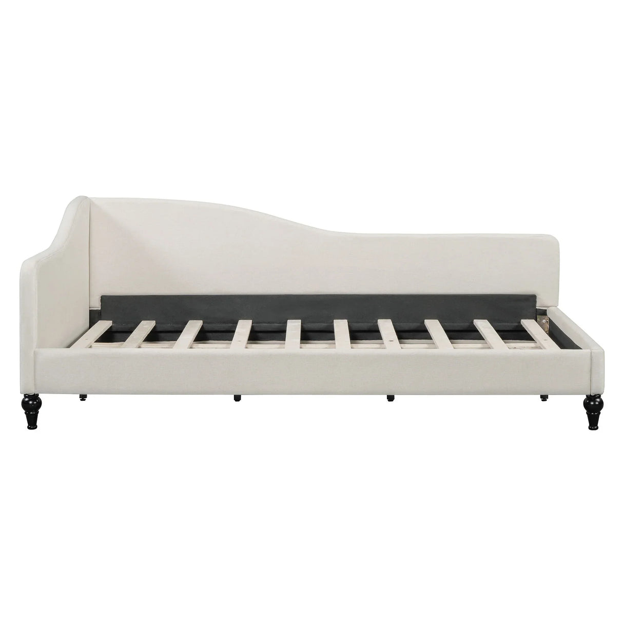 Modern L Shaped Linen Daybed With Legs - Furniture Home Direct