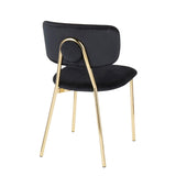 Bouton - Contemporary / Glam Chair (Set of 2) - Furniture Home Direct