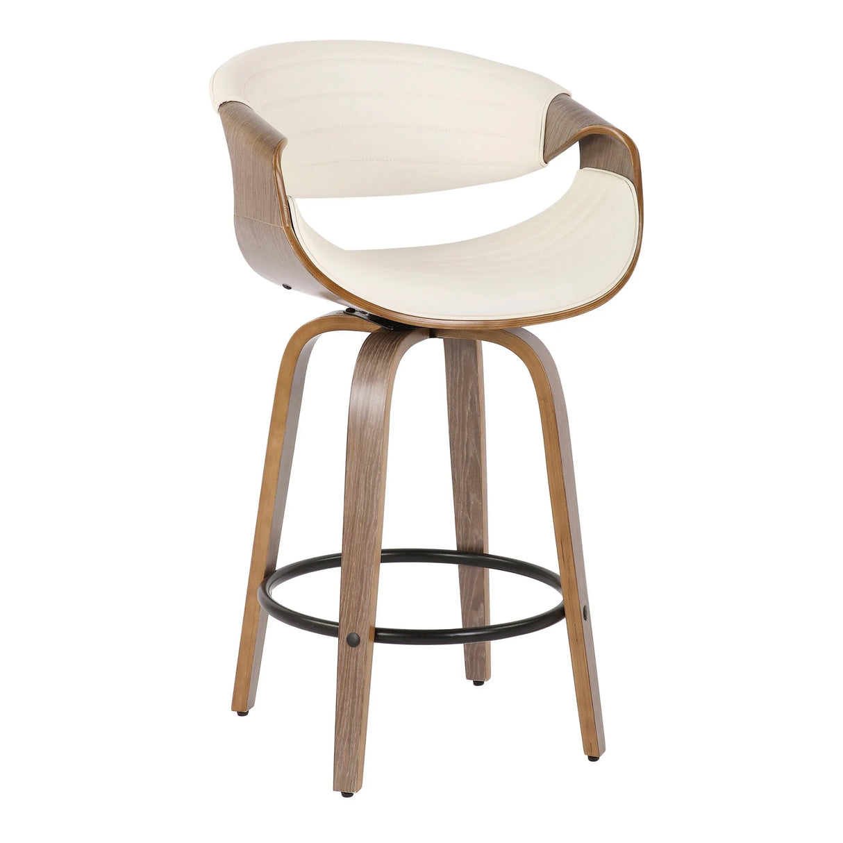 Symphony - Mid Century Modern Counter Stool (Set of 2) - Furniture Home Direct
