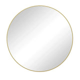 Wall Circular Mirror Metal Framed Mirror Round Vanity Mirror Dressing Mirror, For Bathroom, Living Room, Bedroom Wall Decor - Furniture Home Direct