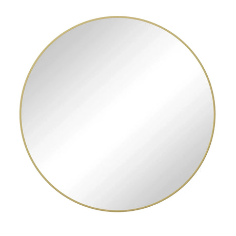 Wall Circular Mirror Metal Framed Mirror Round Vanity Mirror Dressing Mirror, For Bathroom, Living Room, Bedroom Wall Decor - Furniture Home Direct