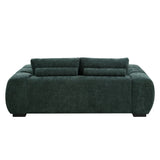 Ferrand - Chenille Sofa - Green - Furniture Home Direct