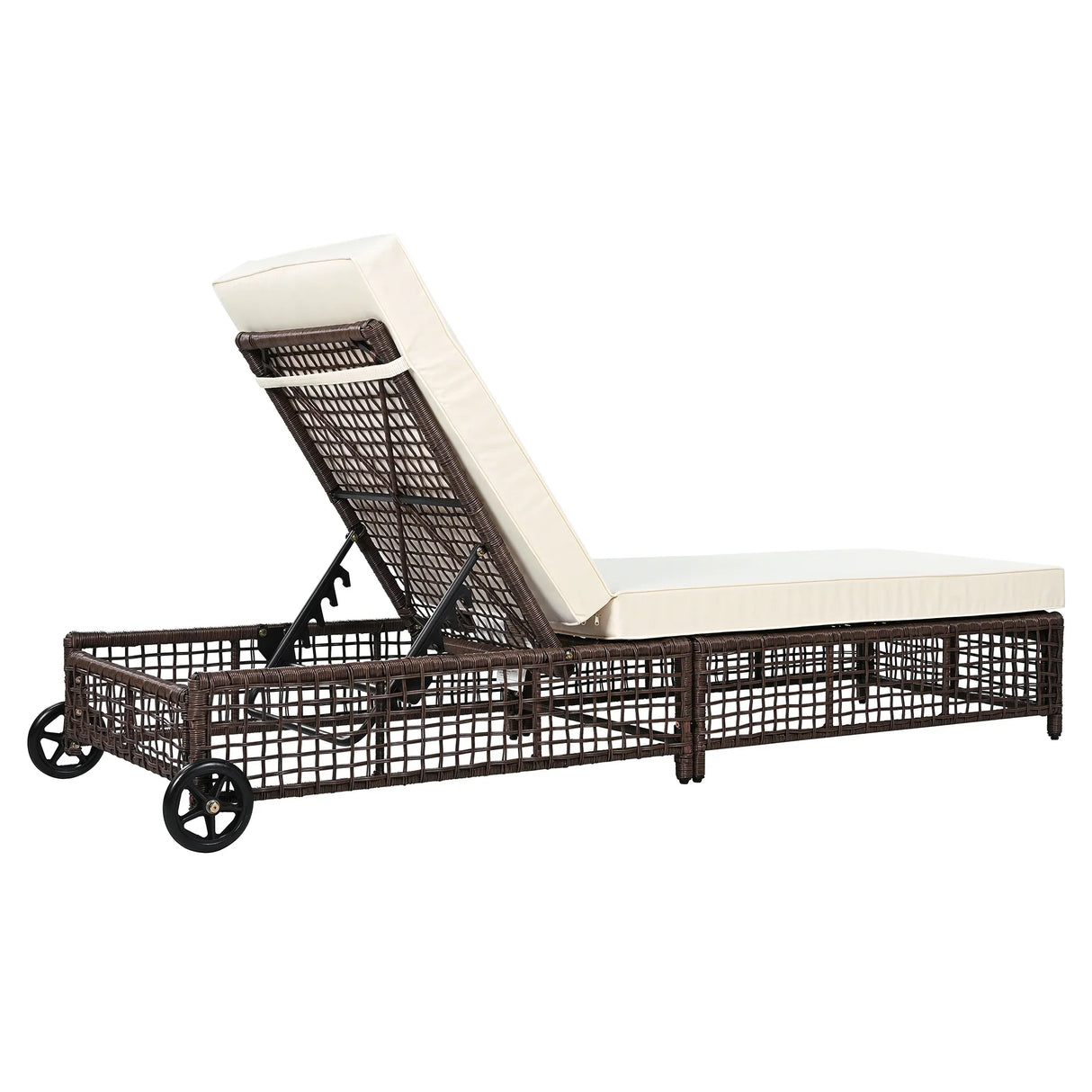 Outdoor Lounge Chair - Beige - Furniture Home Direct