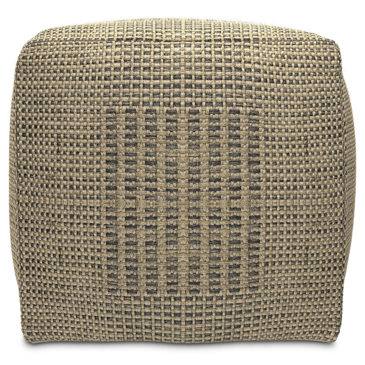 Delilah - Square Woven Pouf - Natural - Furniture Home Direct