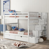 Bunk Bed With Shelves And 6 Storage Drawers - Furniture Home Direct