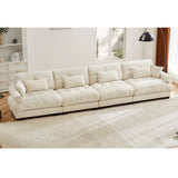 Super Comfort Oversized Modular Velvet Sectional Sofa, Deep Seat Convertible L Shaped Couch - Furniture Home Direct
