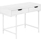 Computer Desk For Home Office, Storage Drawers, Marble Look Contemporary & Modern - Furniture Home Direct