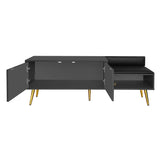 Modern Shoe Cabinet - Black - Furniture Home Direct