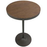 Dakota - Industrial Adjustable Bar Dinette Table - Furniture Home Direct